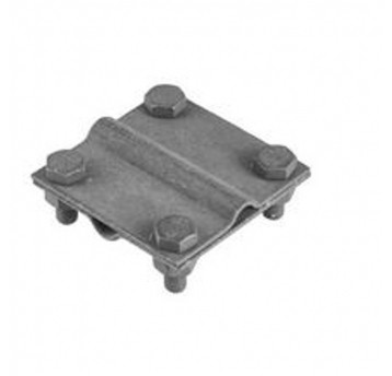 Złącze krzyżowe do uziomu 3 płytki duże 4xM8