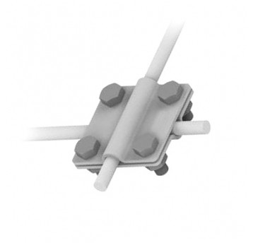 Złącze krzyżowe do uziomu 4-otworowe F61