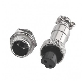 Złącze przemysł. skręcane C091 GX16-2pin