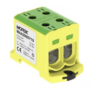 Złącze szynowe TH35 OTL95-2 6-95mm2 1000V żółte