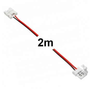 Złączka LED 10mm XC11 do taśm LED z przewodem 2m