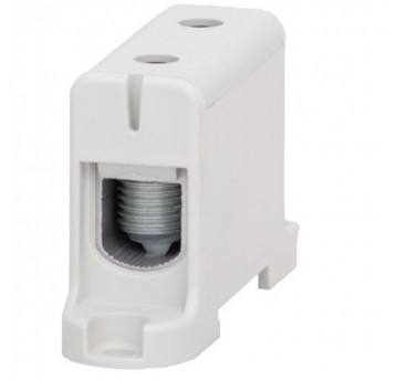 Złączka LZ 16mm2-95mm2 szara na szynę TH35