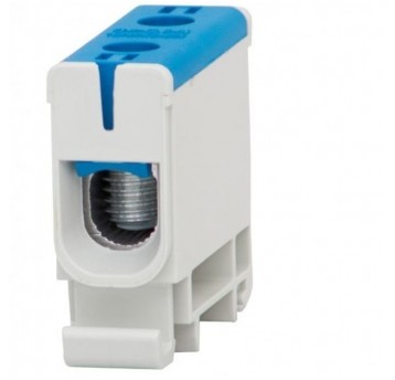 Złączka LZ 2,5mm2-50mm2 niebieska na szynę TH35