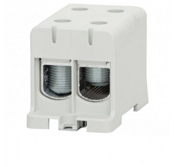 Złączka LZ 2x150/2x150mm2 szara na szynę TH35