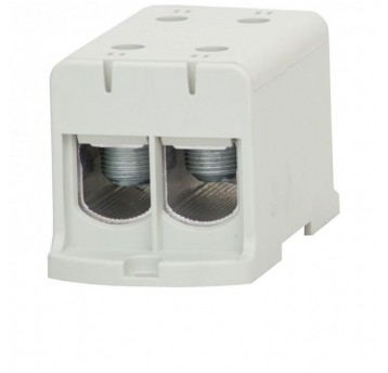 Złączka LZ 2x240/2x240mm2 szara na szynę TH35