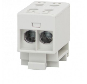 Złączka LZ 2x35/2x35mm2 szara na szynę TH35