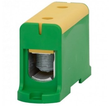 Złączka LZ 35mm2-240mm2 żółto/ziel. na szynę TH35