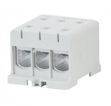 Złączka LZ 3x150/3x150mm2 szara na szynę TH35