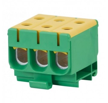 Złączka LZ 3x50/3x50mm2 żółto-ziel na szynę TH35