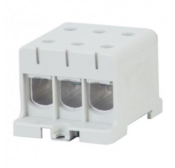 Złączka LZ 3x95/3x95mm2 szara na szynę TH35