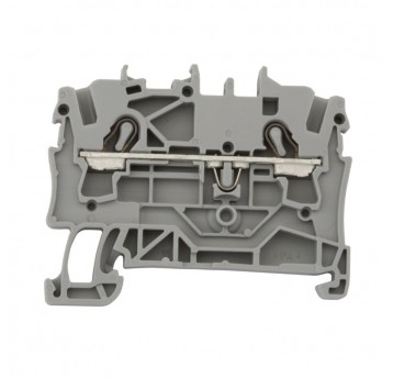 Złączka szynowa 2-przewod. 2,5mm szara 2002-1201