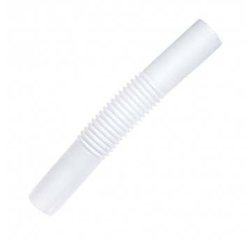 Złączka ZCLF-22 biała karbowana do rur