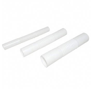 Złączka ZCLF-32 biała karbowana